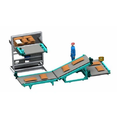 Высокоскоростная роботизированная машина для депаллетизации